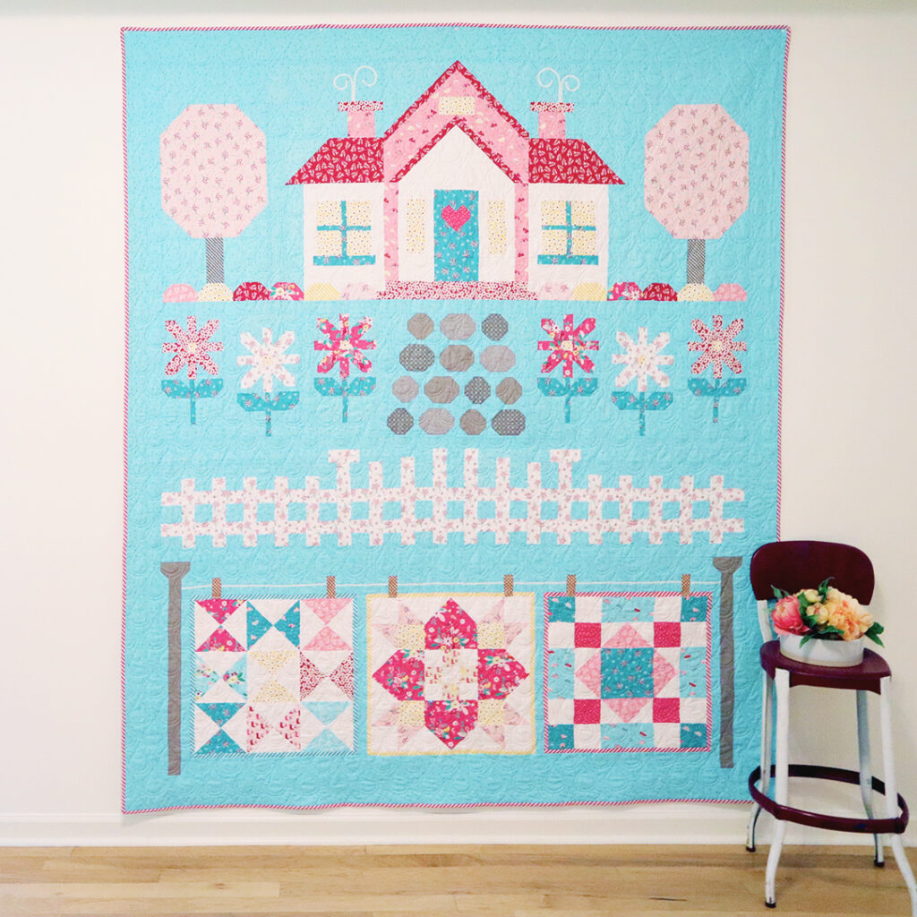 Quilter's Cottage Finished Quilt