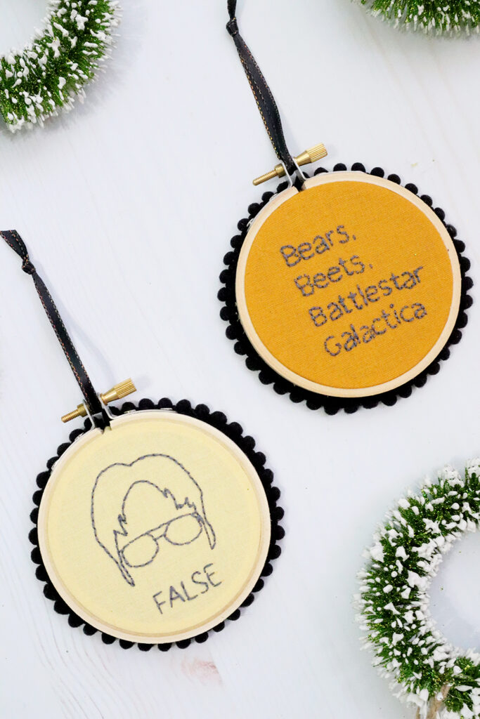 The Office DIY Christmas Ornaments