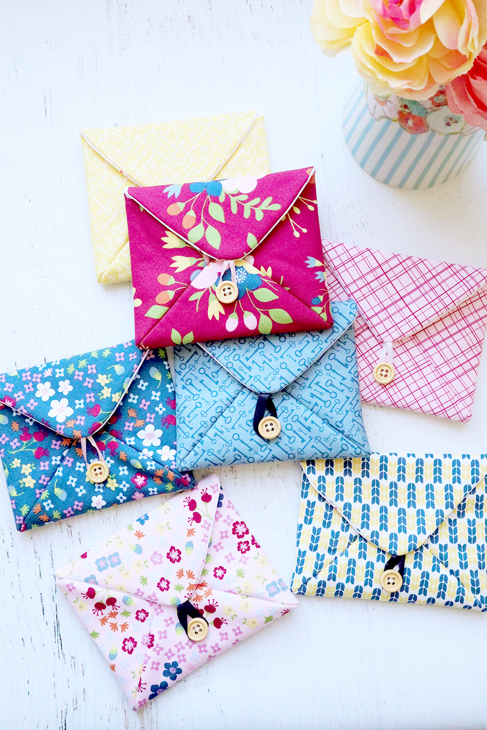 Fabric Love Note Envelopes