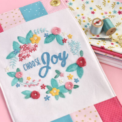 Choose Joy Mini Quilt from Wild Olive
