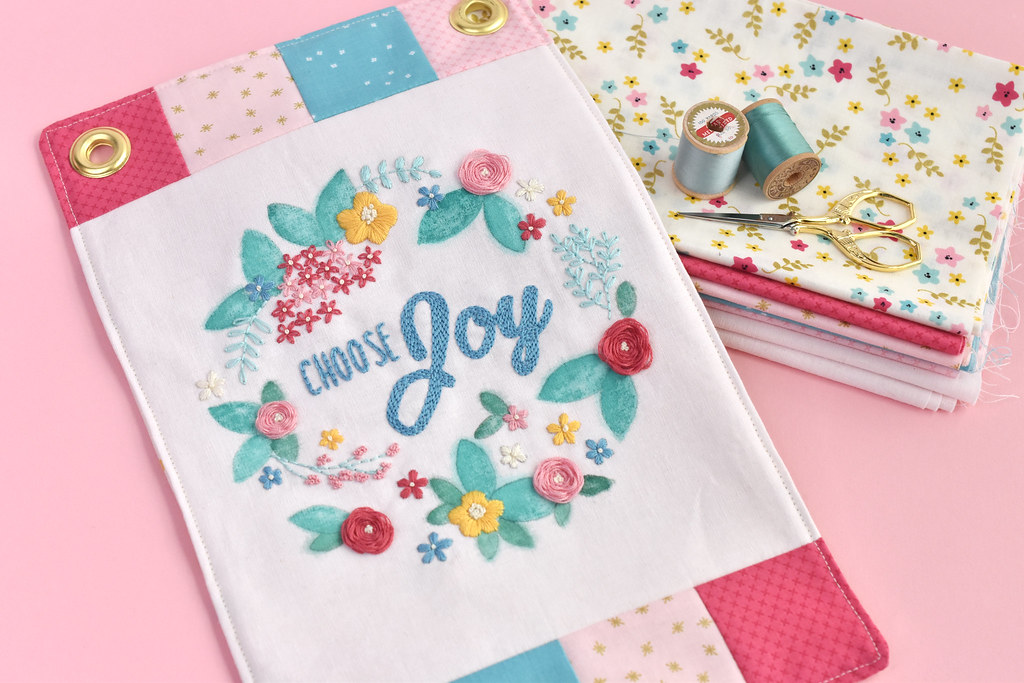 Choose Joy Mini Quilt from Wild Olive