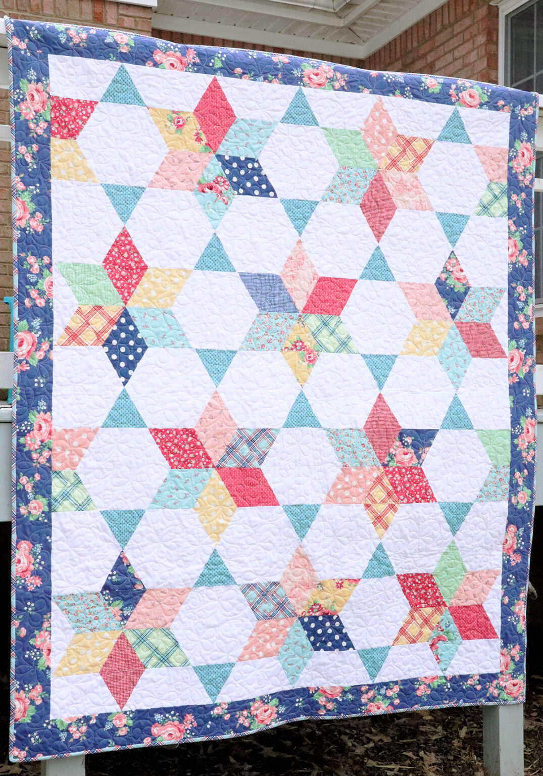 Vintage Stars Quilt Along Finish