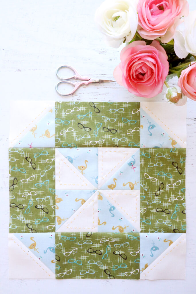 Dizzy Pinwheel Block - RBD Block Challenge