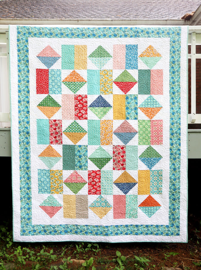 Jolly Bar Jump Free Quilt Pattern - Fast Free Quilt Pattern