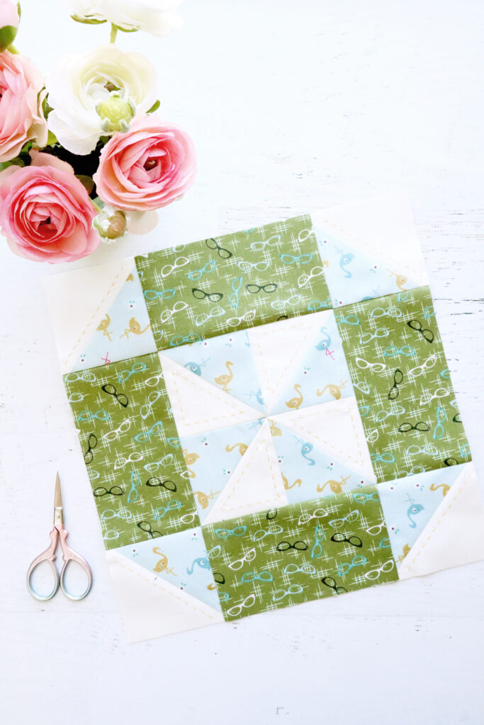 Dizzy Pinwheel Block - RBD Block Challenge