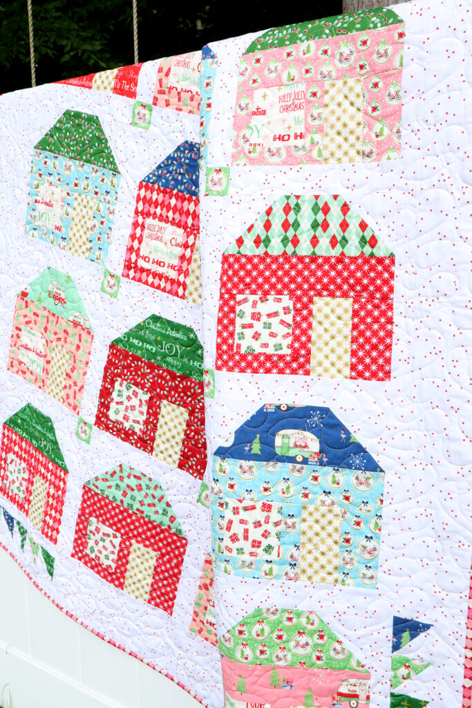 Merry Little Houses Quilt - Holiday Celebrations Book