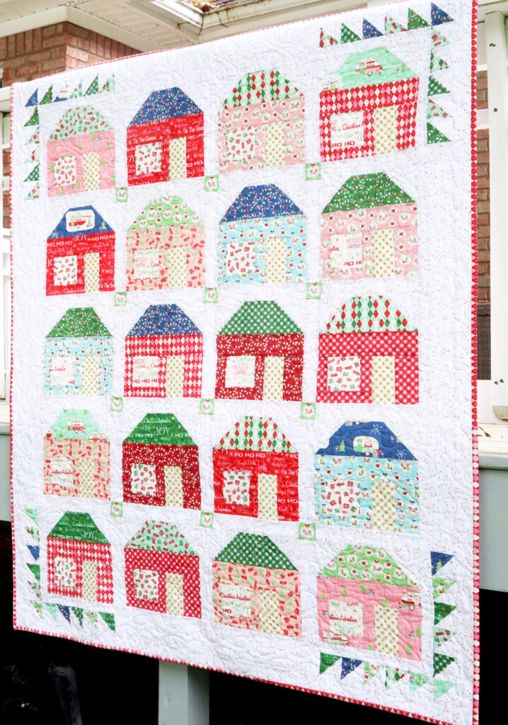 Merry Little Houses Quilt - Holiday Celebrations Book