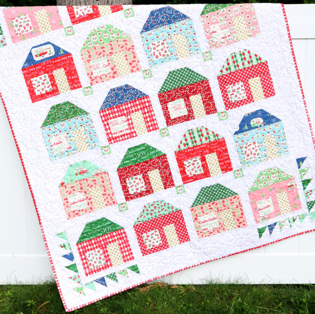 Merry Little Houses Quilt - Holiday Celebrations Book