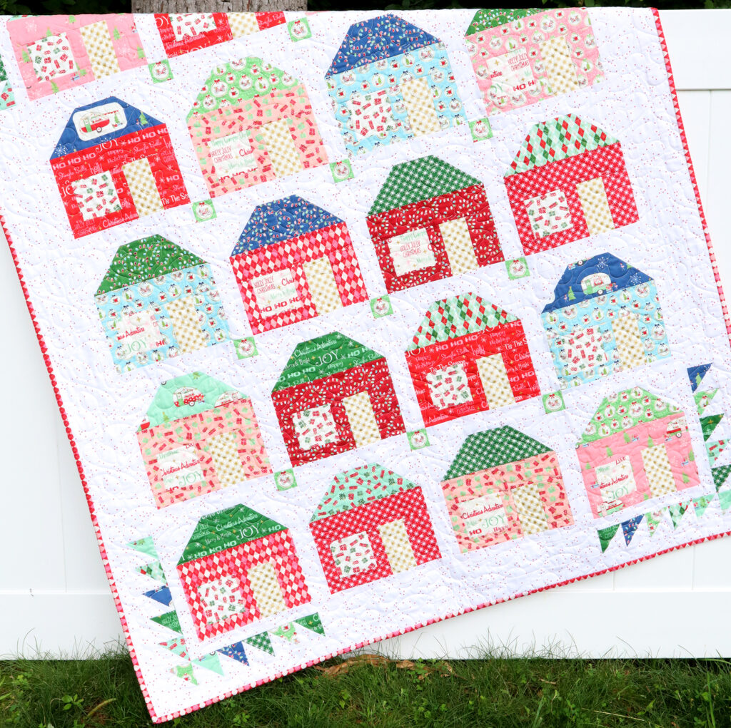 How to Sew Reversible Quilt as You Go blocks by Debbie Shore 