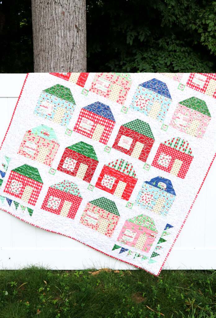 Merry Little Houses Quilt - Holiday Celebrations Book