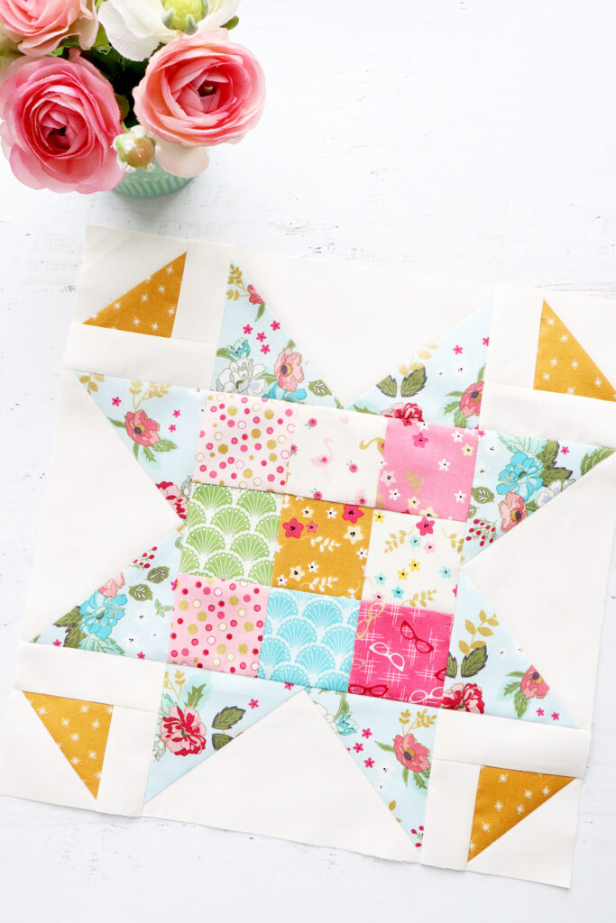 Small Patchwork Star Block - Swinging on a Star Sew Along