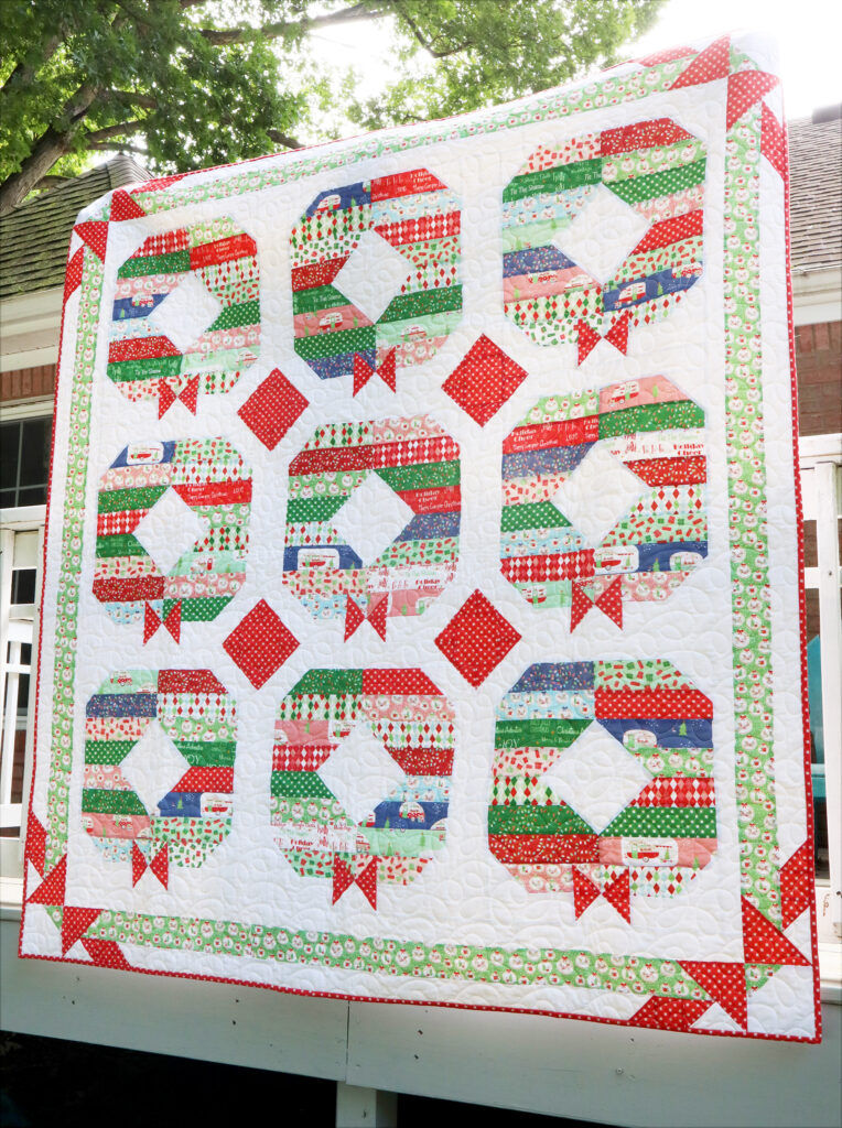 Holly Jolly Wreath Quilt