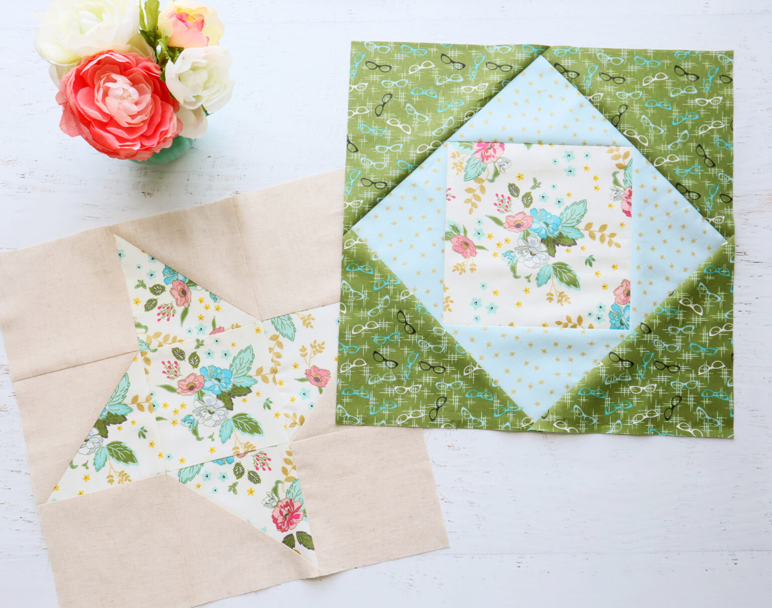 Square in a Square Block – Building Blocks Quilt