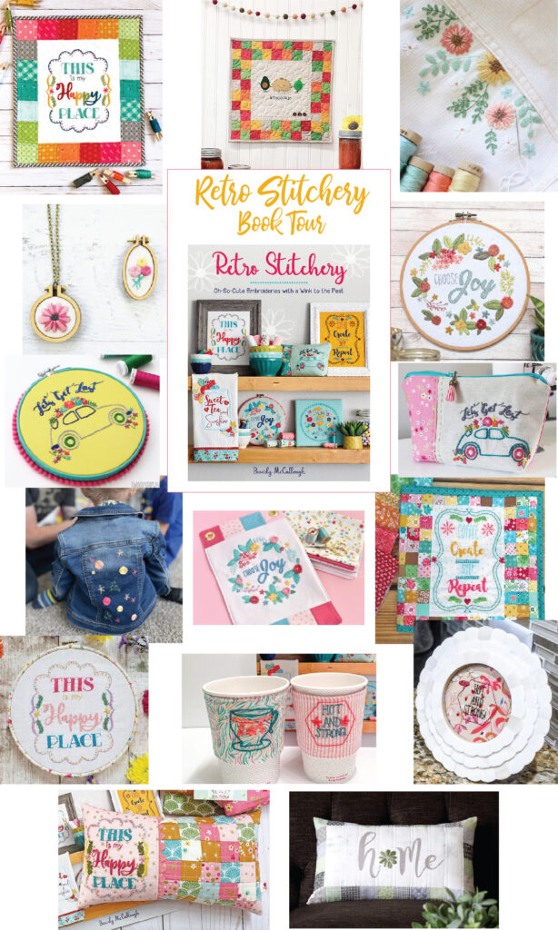 Retro Stitchery Book Tour Projects