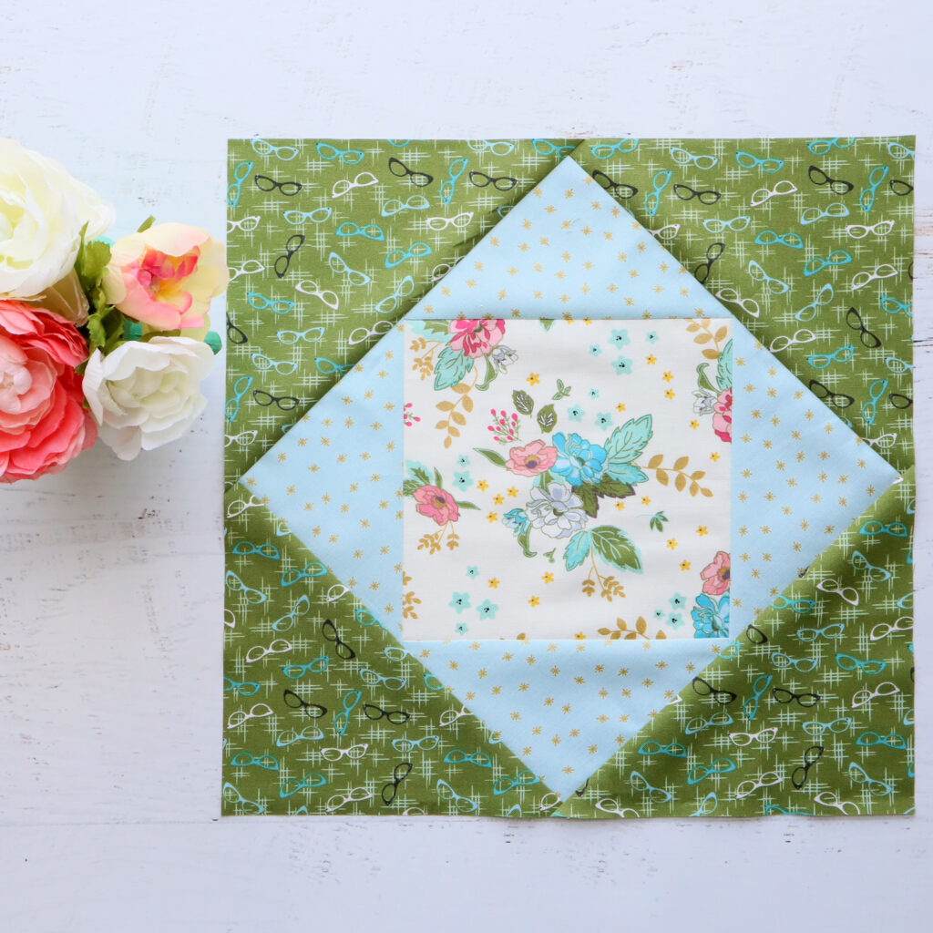 Square in a Square Block - Building Blocks Quilt