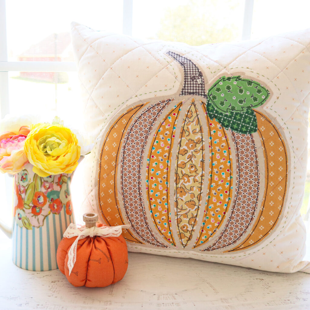 Fall Pumpkin Pillow Sew Along - Week 1