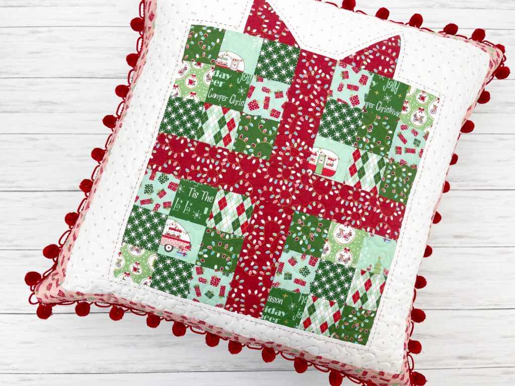 Quilted hot sale christmas pillows