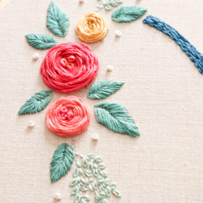 Embroidery Basics – Woven Roses