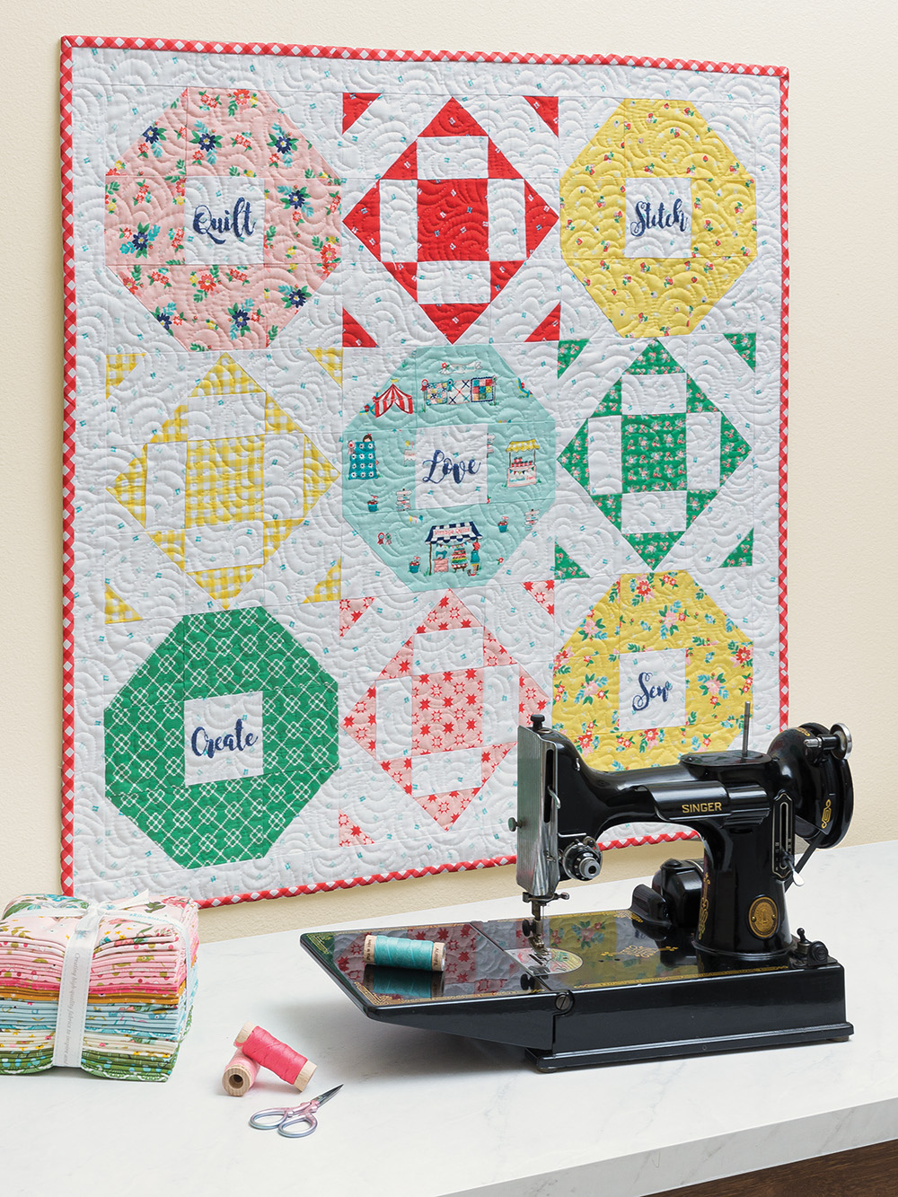 How to Quilt Big Quilts on a Domestic Sewing Machine - Blossom Heart Quilts
