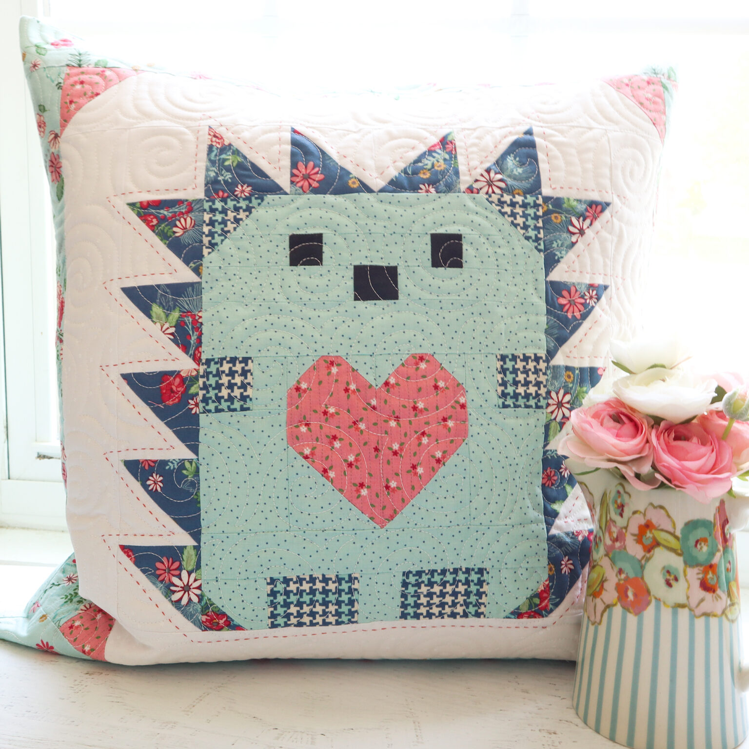 Harriet the Hedgie Free Hedgehog Pillow Pattern