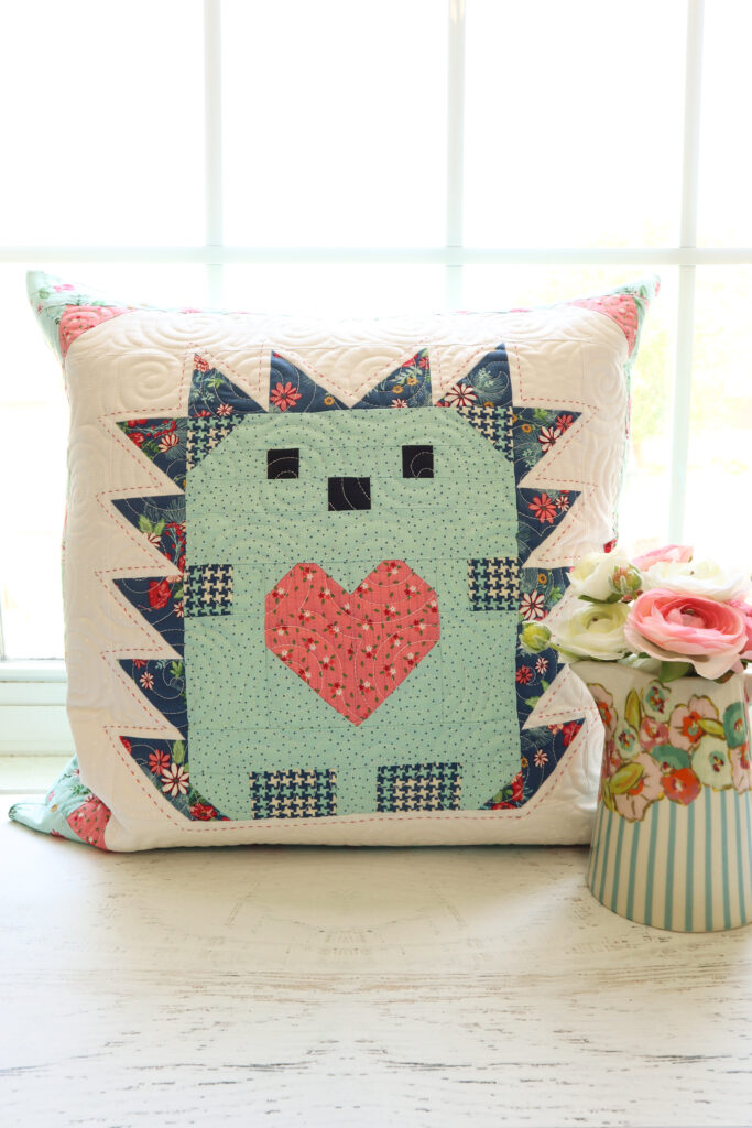 Harriet the Hedgie - Free Hedgehog Pillow Pattern