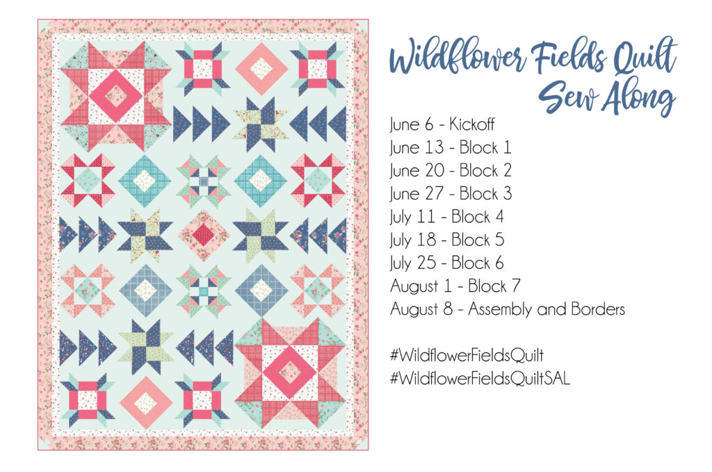 Wildflower Fields Quilt Sew Along Kickoff