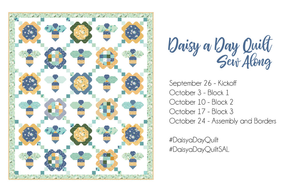 Daisy a Day Quilt Along Kickoff