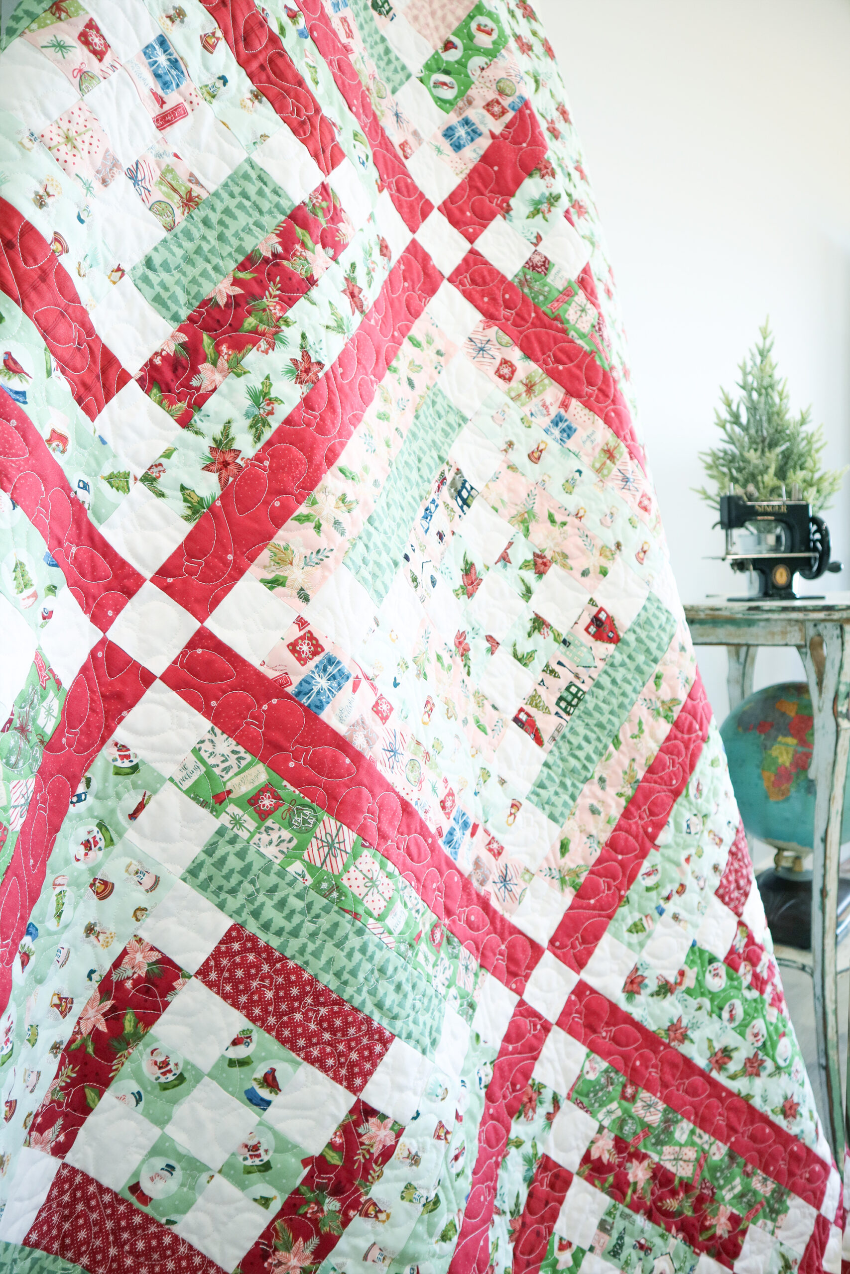 Christmas Village Frolic Quilt