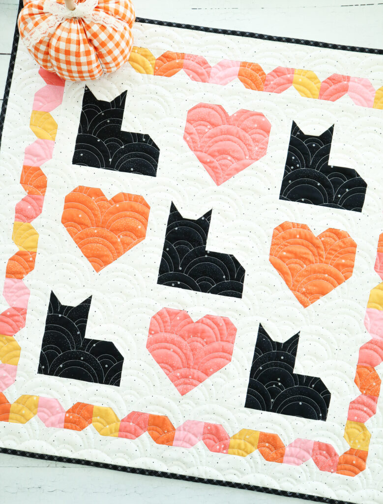 Dainty Daisy Leopard Love Mini Quilt