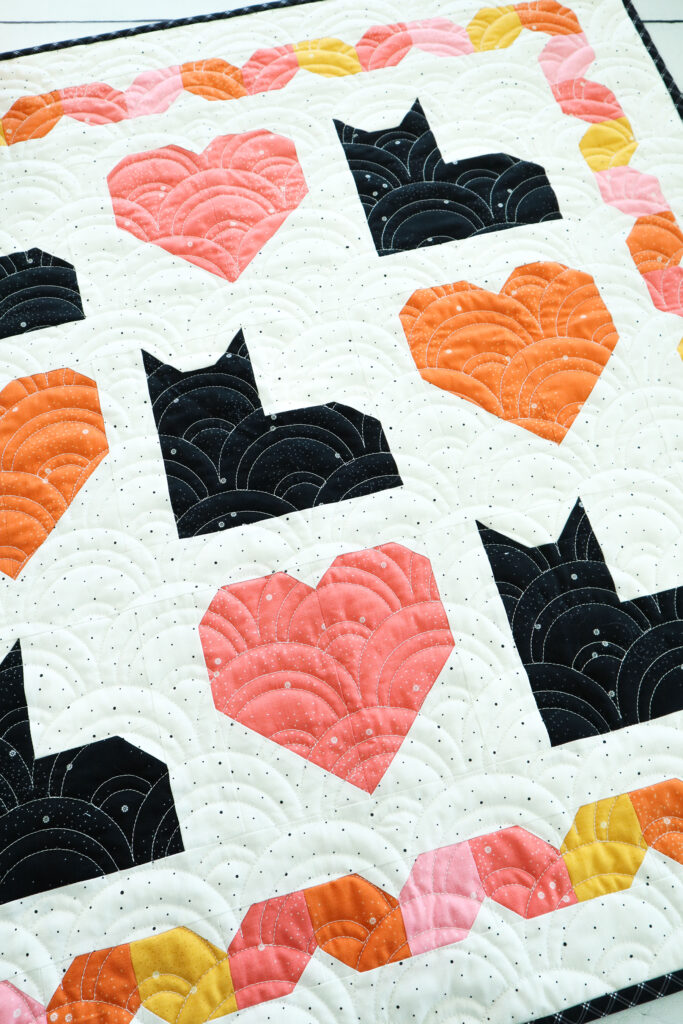 Dainty Daisy Leopard Love Mini Quilt