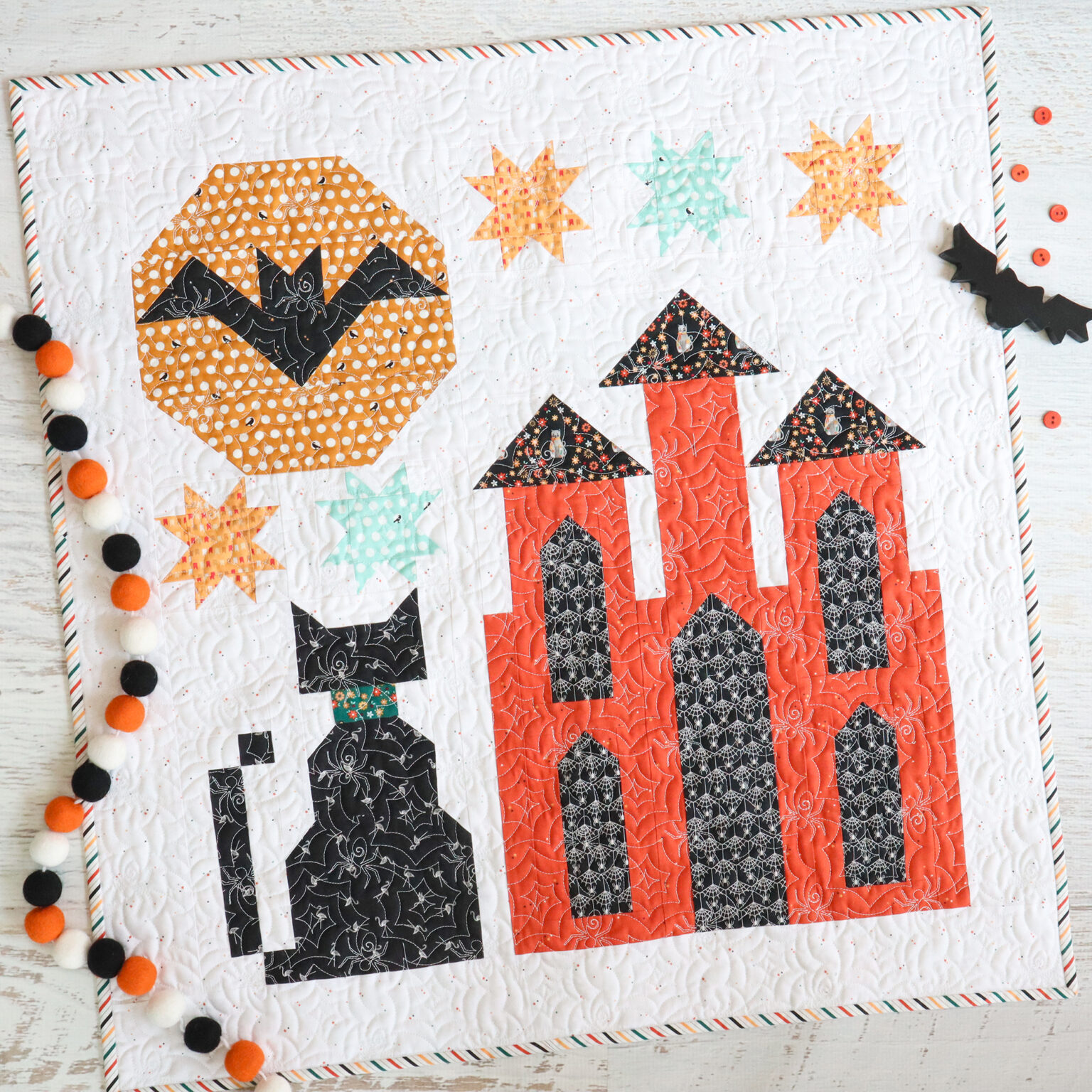 Haunted Halloween Quilt Along Week 4