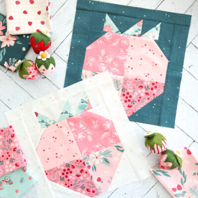 Berry Market Quilt Along Strawberry Blocks