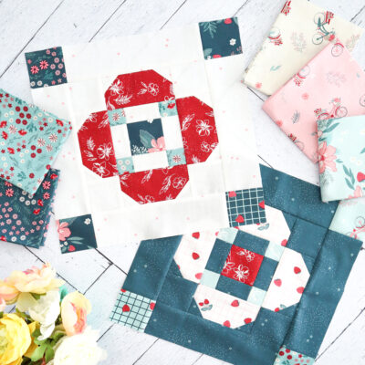 Berry Market Quilt Along Flower Blocks