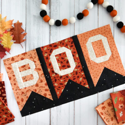Boo to You Mystery Quilt Along – Week 1